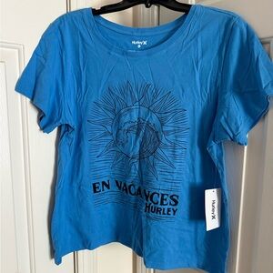 Hurley Vibrant Blue Sunburst Tee